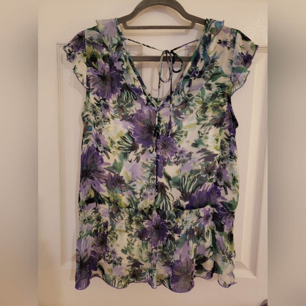BCX Ruffled Flowing Top - Picture 7 of 7